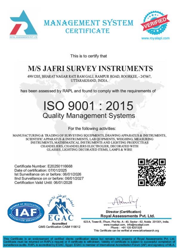 Management System Certificate